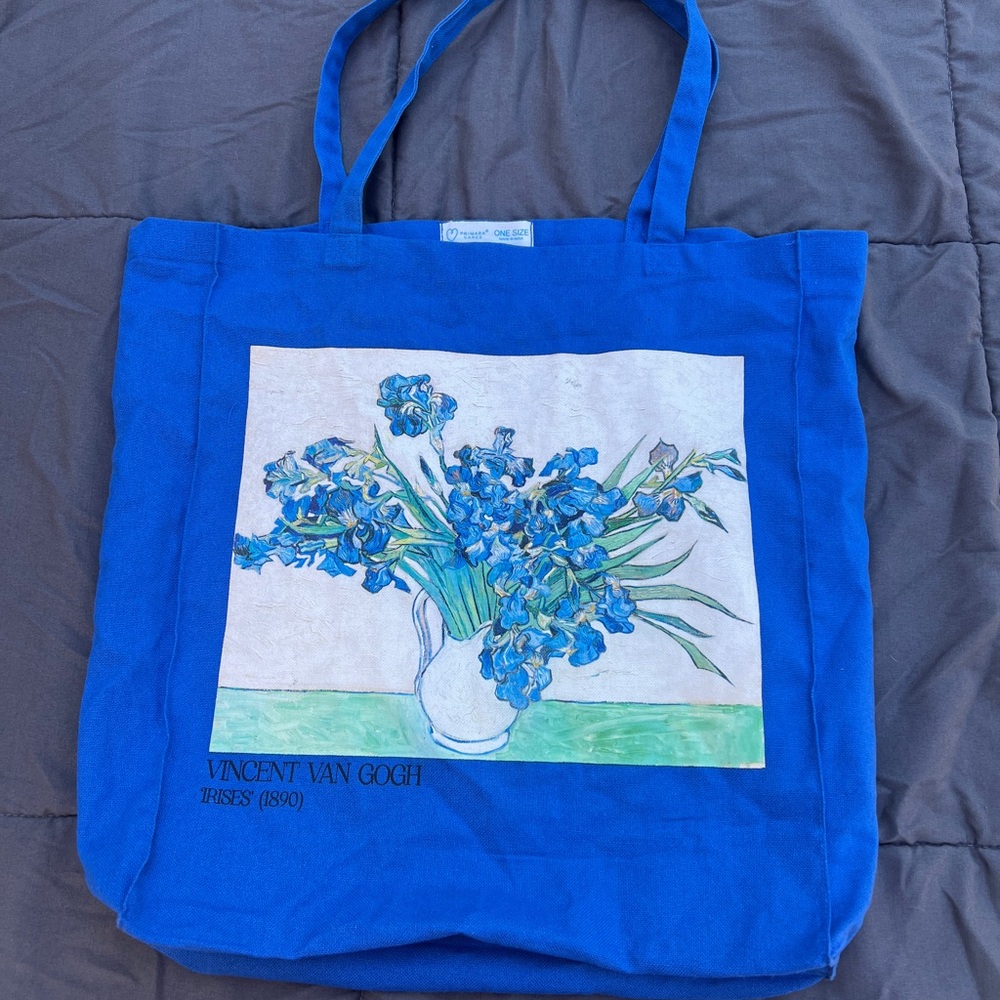 Blue Vincent Van Gogh Tote Bag